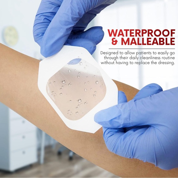 Healqu 30 Pieces Transparent Film Dressing Clear Waterproof Bandages - Picture 5 of 5